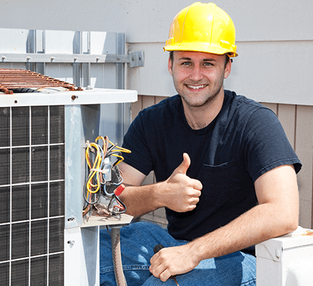 Image of a smiling airconditioning engineer